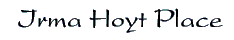 Irma Hoyt Place