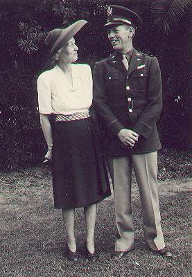 Gramma Place and son Bud, newly commissioned