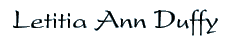 Letitia Ann Duffy